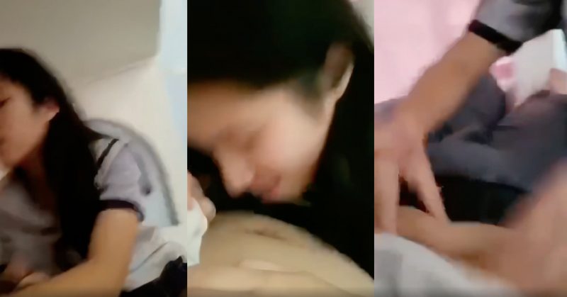 校服港女主動幫除衫再錫：你唔好影我住啦