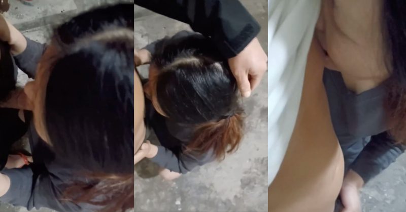 港女後樓梯含L奶乳頭：慢啲呀