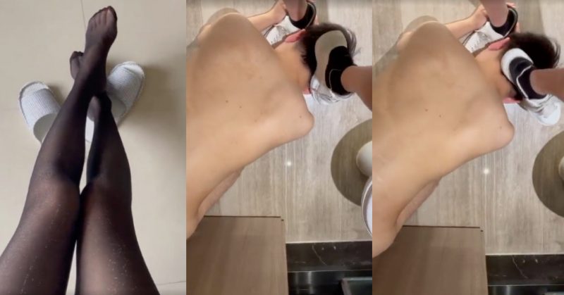 黑絲港女腳踩男頭：你哋生存都係為咗我開心 (1/2）