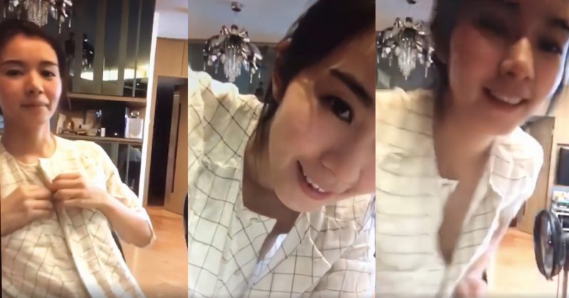 當年麥明詩疑真空直播走光