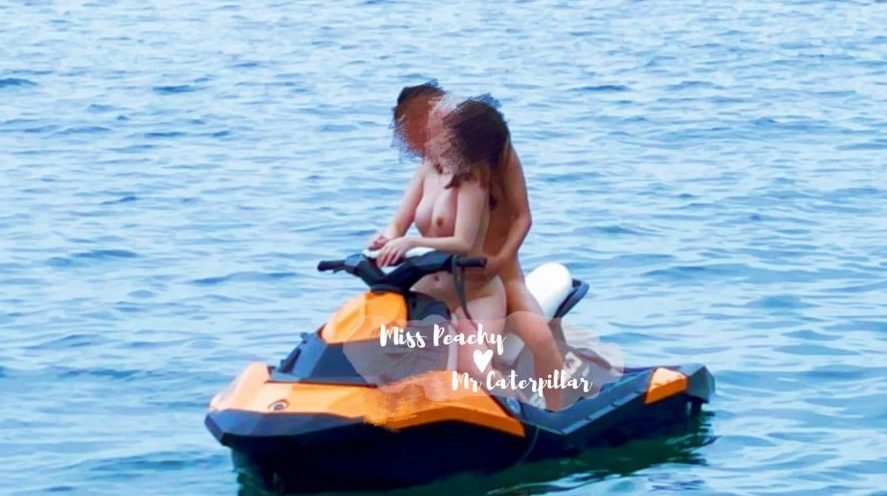 香港男女西貢水上電單車全裸做愛