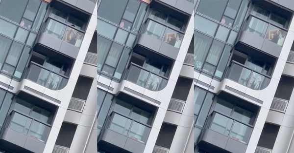 啟德屋苑男女露台做愛 疑遭街坊拍下擺上網