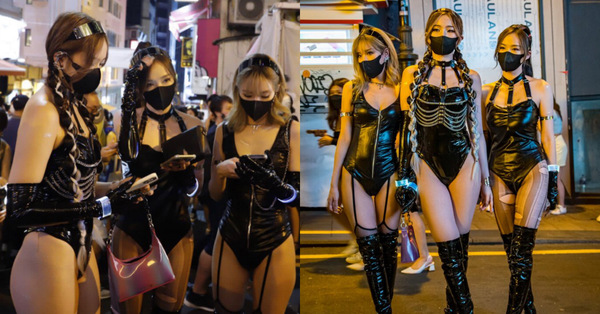 香港2022年萬聖節 港女女團露半股